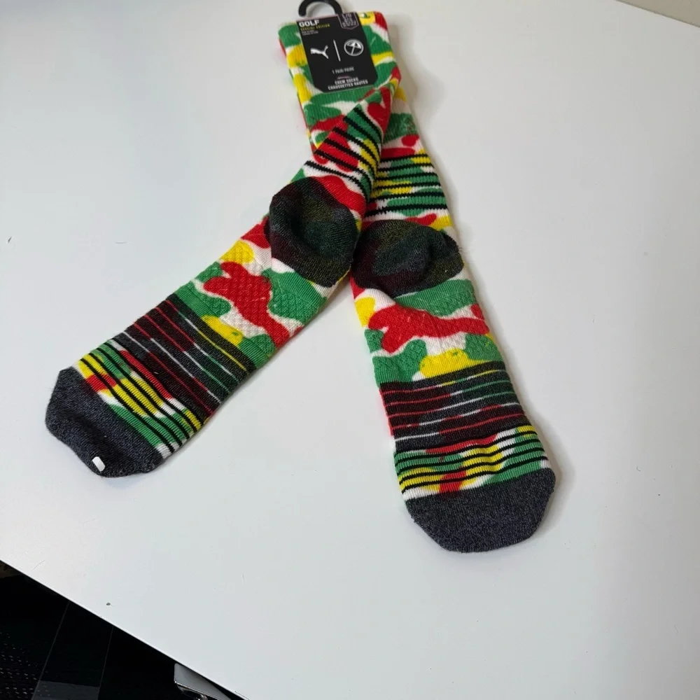 PUMA X AP Crew Golf Socks size large